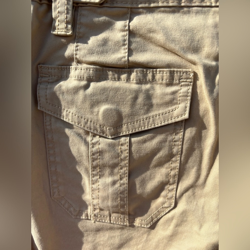 Tory Burch Convertible Khaki Safari Shorts NWT Size 26 - Picture 5 of 8